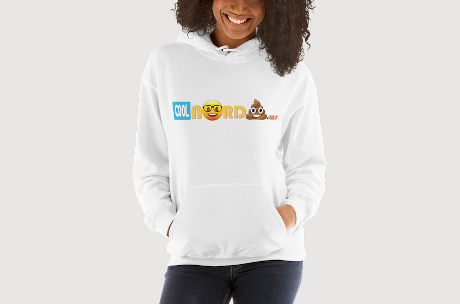 coolnersht emoji domain hoodie